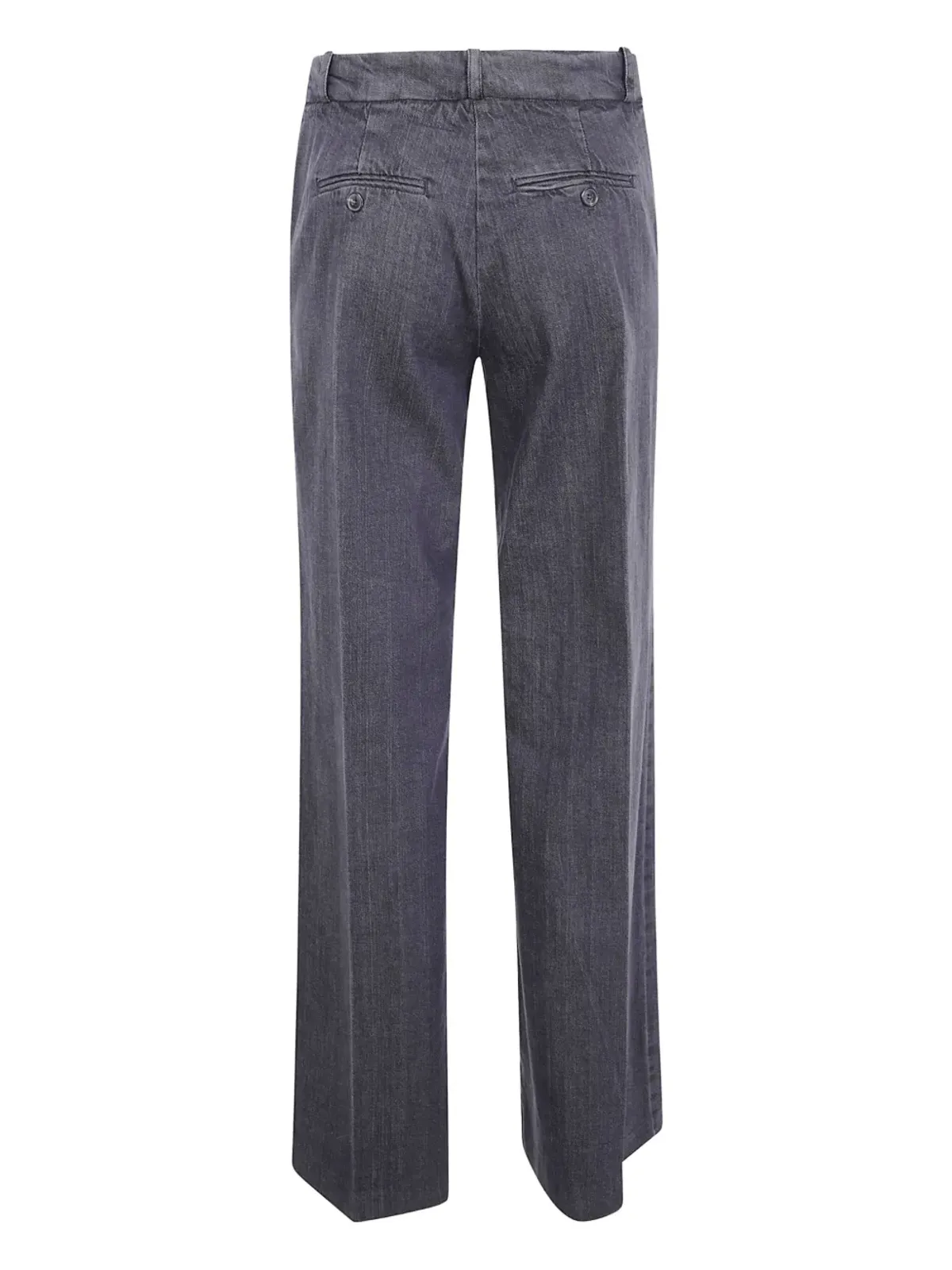 Kiltie pressed-crease cotton trousers - Grey - 画像2