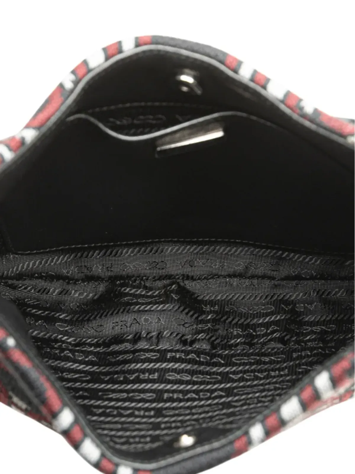 Prada Pre-Owned クレオ ショルダーバッグ（ジャカードニット） - 画像5