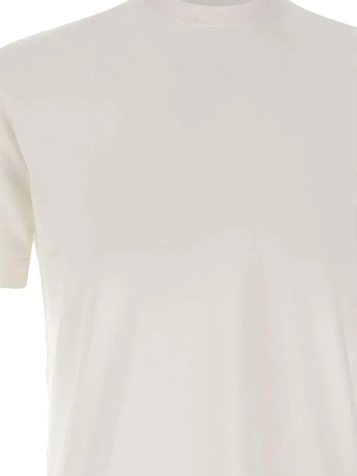 Filippo De Laurentiis クレープTシャツ ホワイト - 画像3