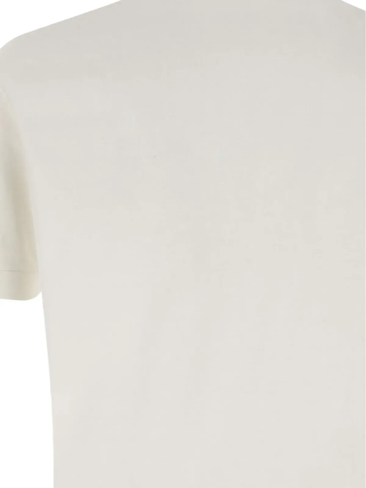 Filippo De Laurentiis クレープTシャツ ホワイト - 画像4