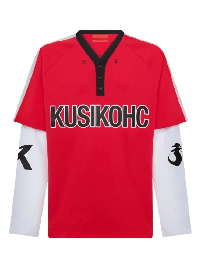KUSIKOHC KUSIKOHC ベースボールポロシャツ レッドの商品画像