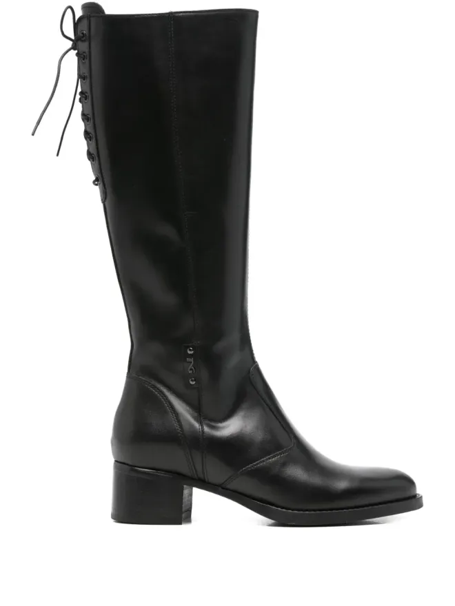 NERO GIARDINI NERO GIARDINI レースアップレザーブーツ ニーハイの商品画像