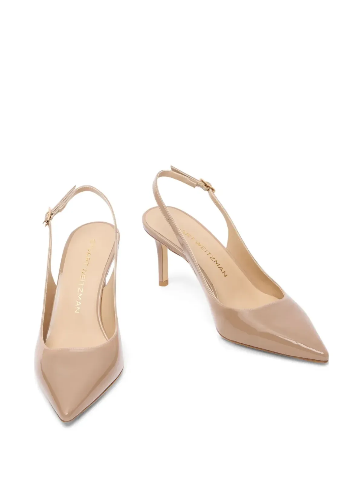 Stuart Weitzman Stuart Power ポインテッド・スリングバックパンプス - 画像3