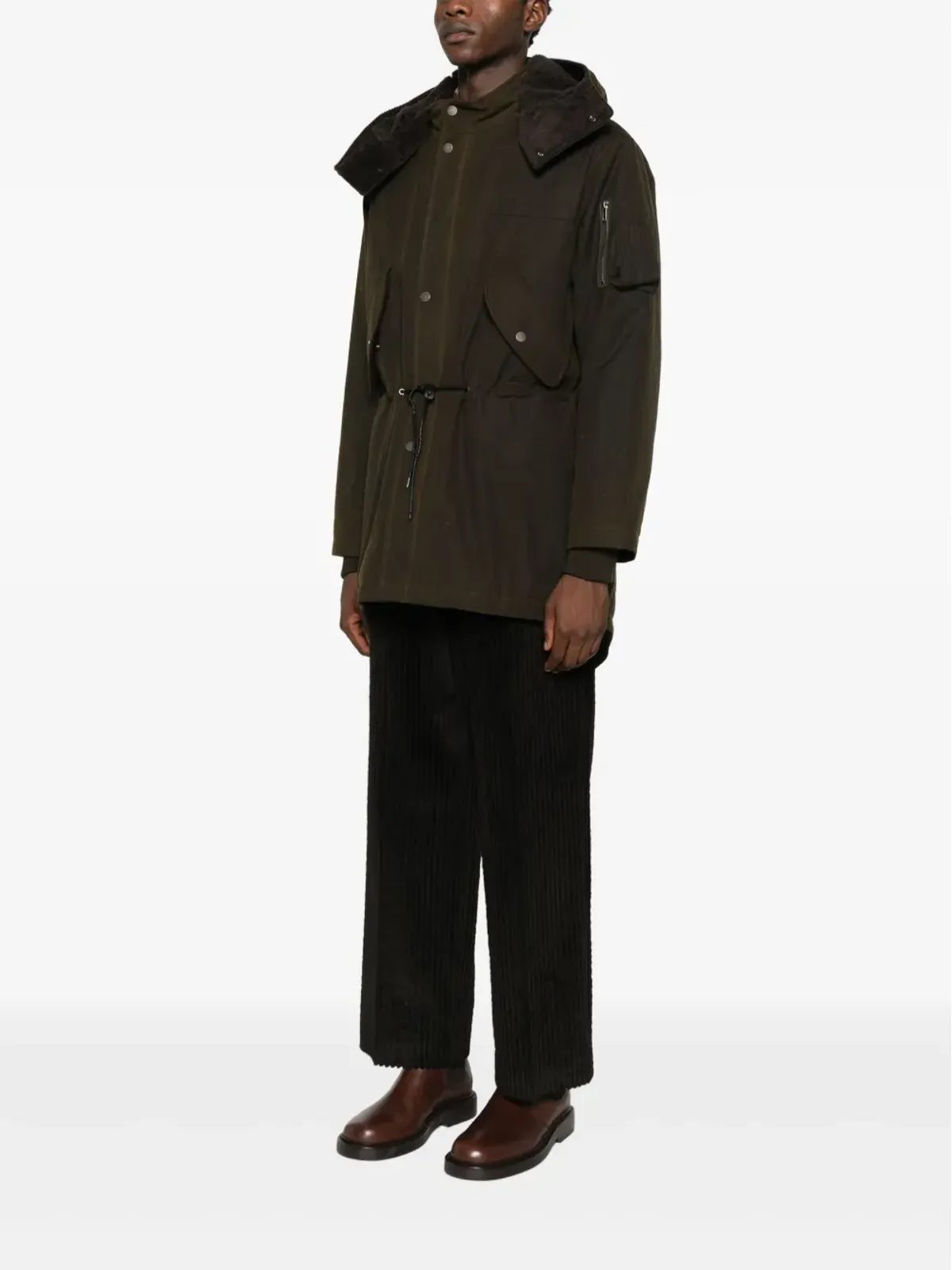 Baracuta コーデュロイ襟付きジャケット - 画像3