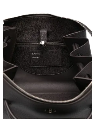 LOEWE トップハンドル テクスチャードレザー サッチェルバッグ - ブラウン - サムネイル5