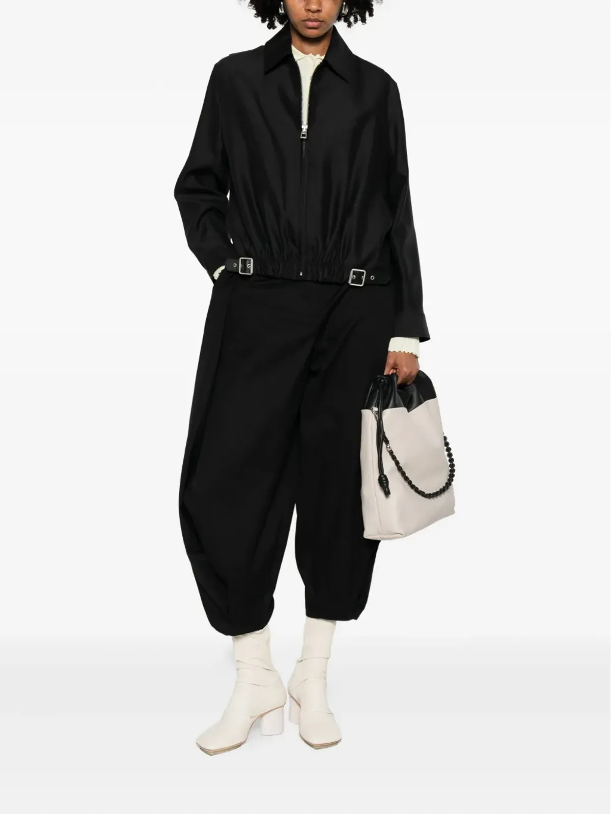 LOEWE バックル付きジップファスナー ジャケット - Black - 画像2