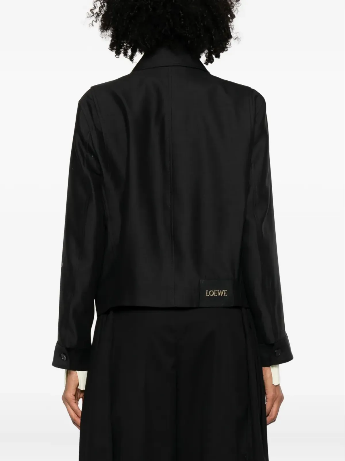 LOEWE バックル付きジップファスナー ジャケット - Black - 画像4