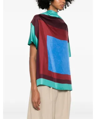 LOEWE 幾何学模様プリントトップ - サムネイル3