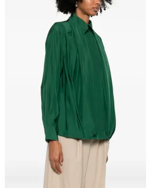 LOEWE プリーツシャツ グリーン - サムネイル3