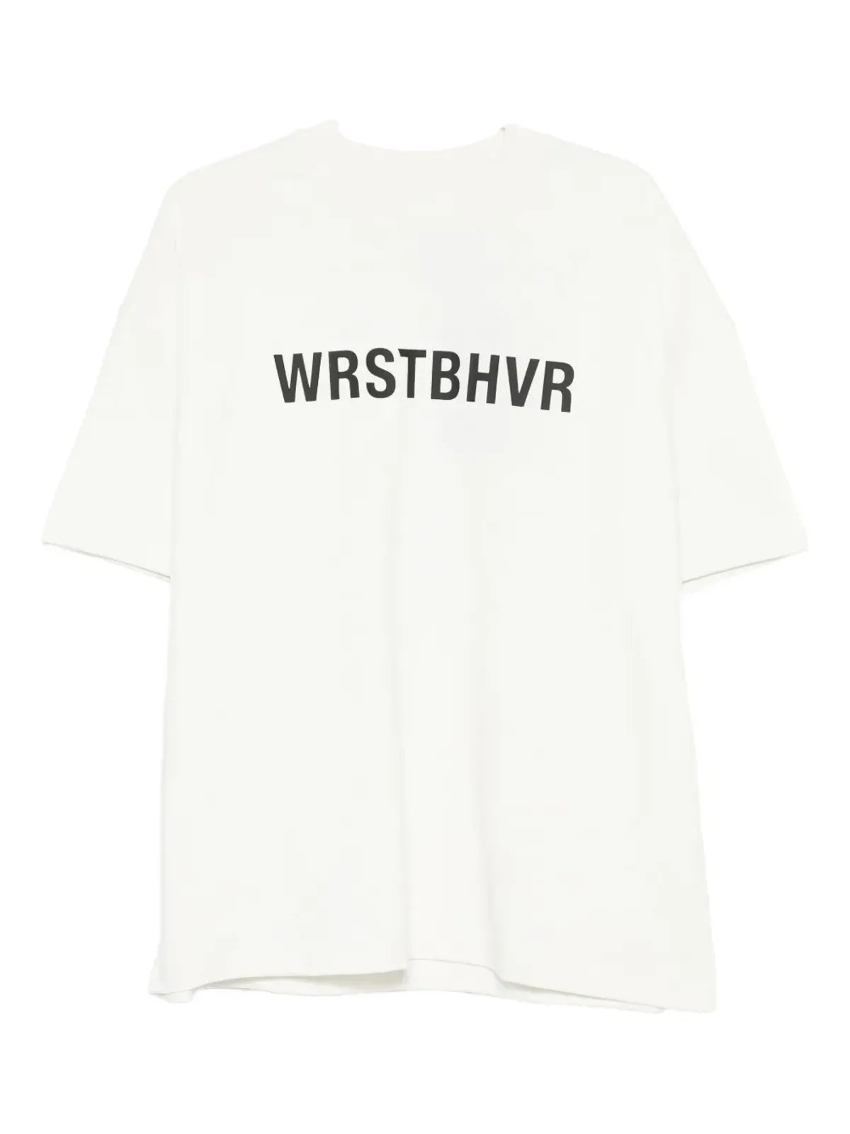 WRSTBHVR ロゴプリントTシャツ - 画像1