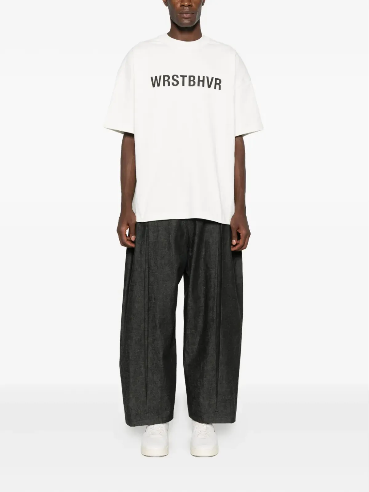 WRSTBHVR ロゴプリントTシャツ - 画像2