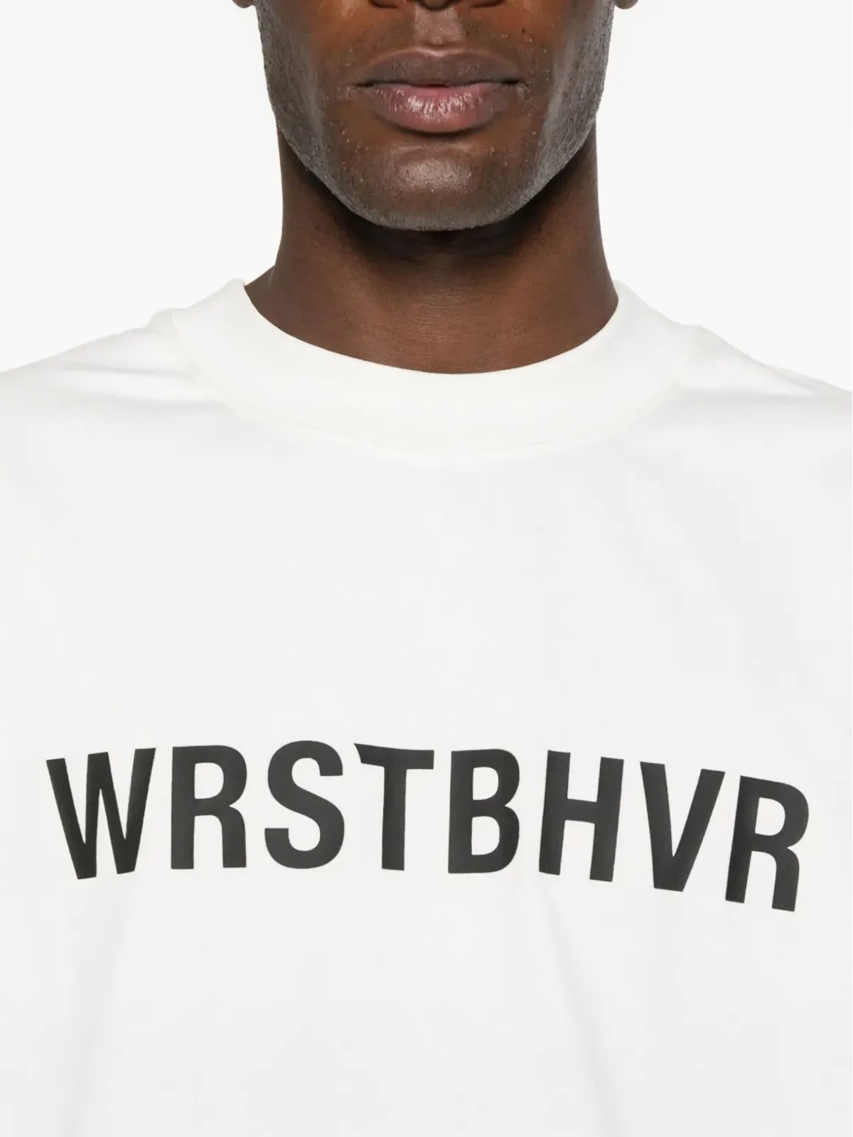 WRSTBHVR ロゴプリントTシャツ - 画像4