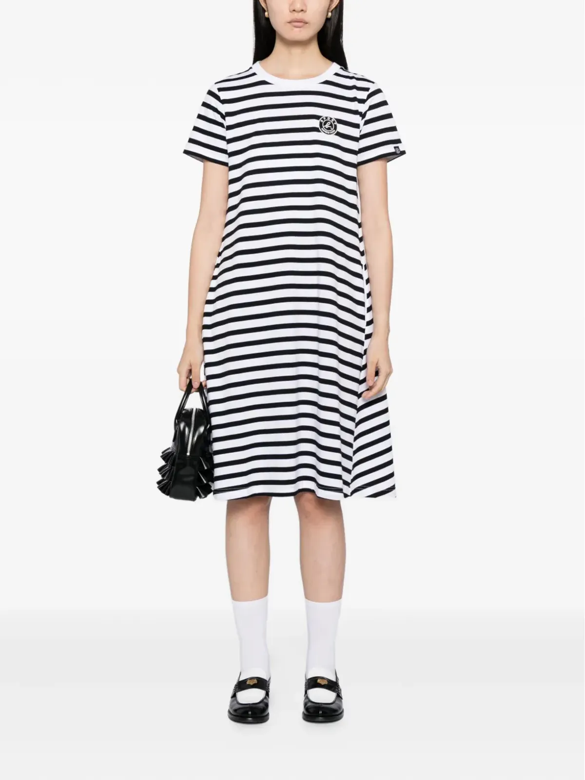 SPORT b. by agnès b. ロゴ入りストライプドレス - 画像2
