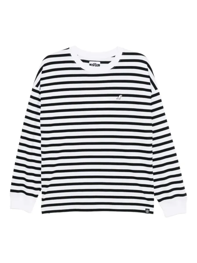 SPORT b. by agnès b. SPORT b. by agnès b. ディノ刺繍ストライプTシャツ（ブラック）の商品画像