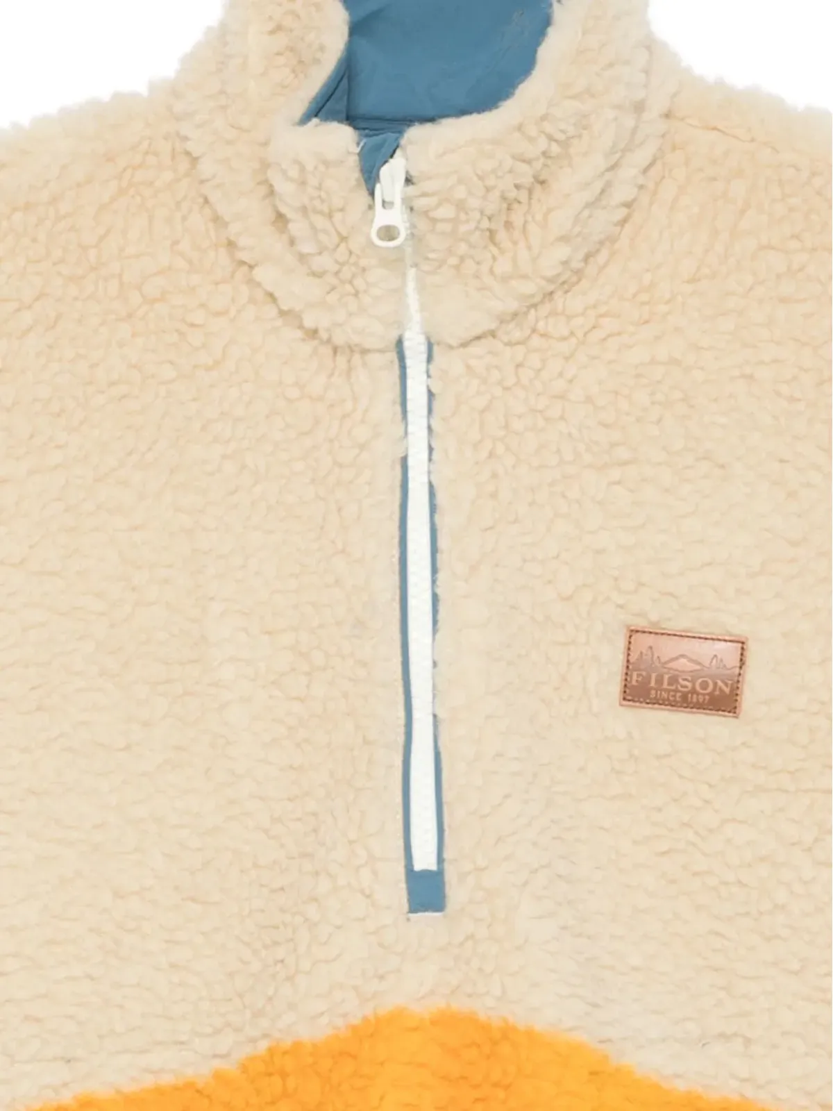Filson stripe-detail half-zip jumper - 画像3