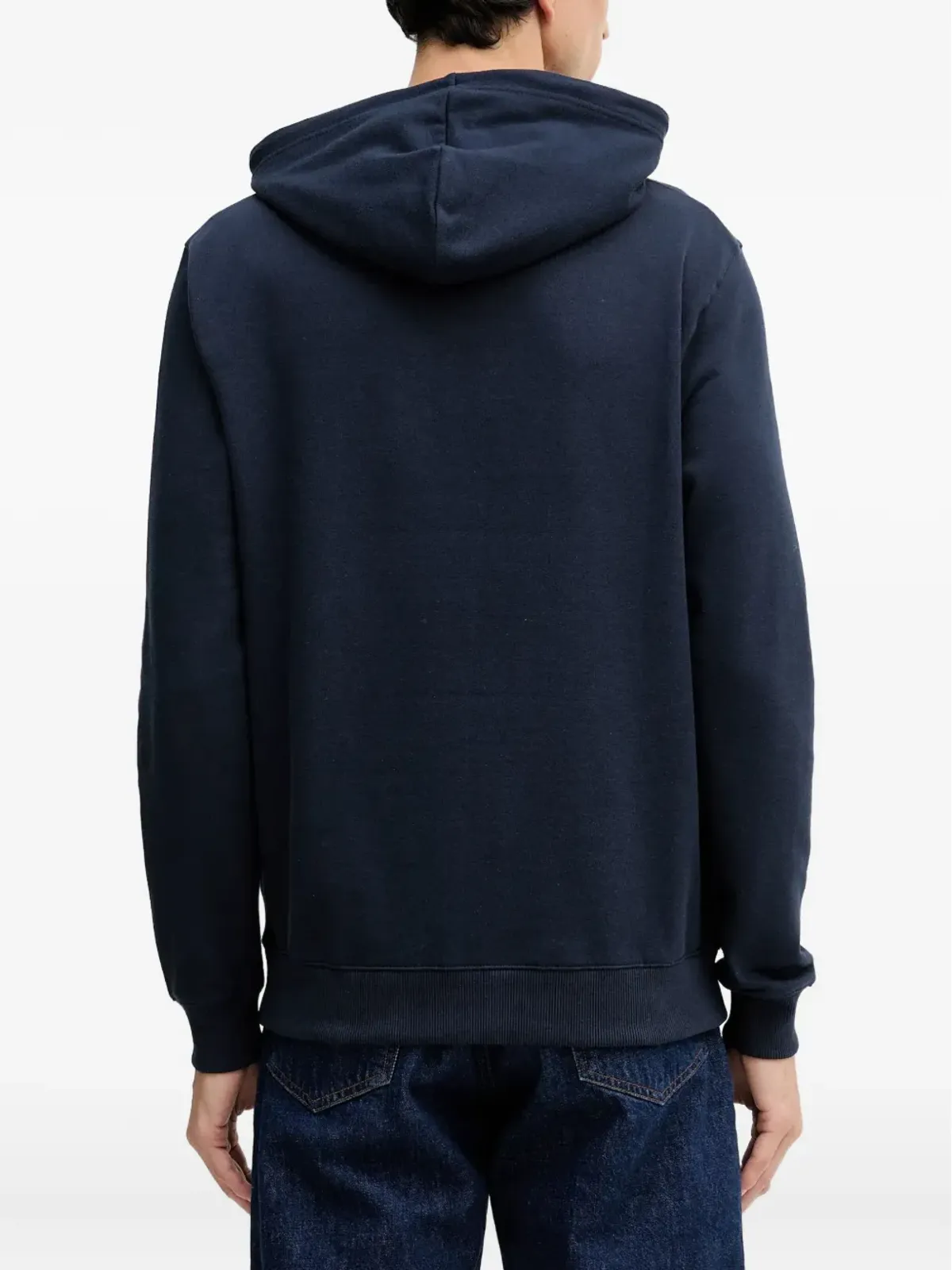 Barbour logo hooded sweatshirt - Blue - 画像3