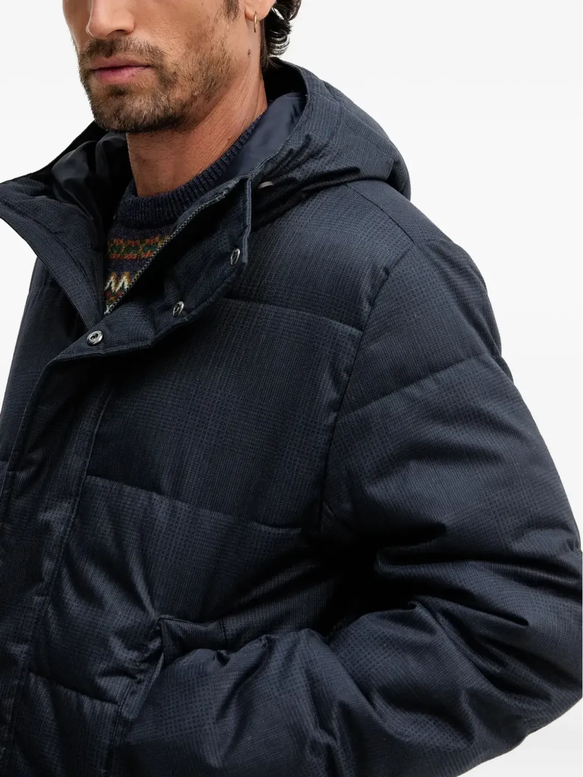 Barbour ロゴ刺繍入りパディッドジャケット - 画像4