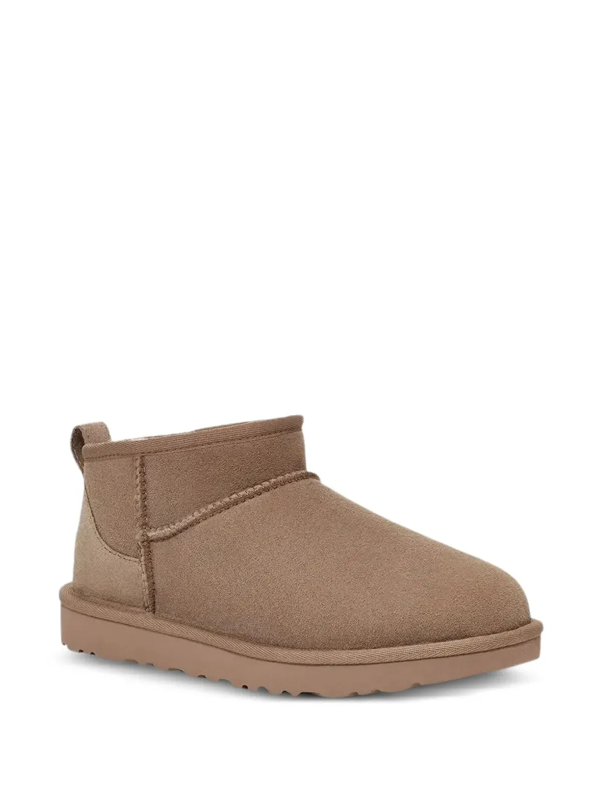 UGG ブラウンのスエードレザー ブーツ - 画像2