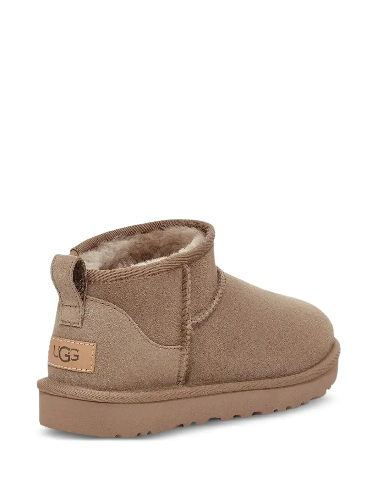UGG ブラウンのスエードレザー ブーツ - 画像3