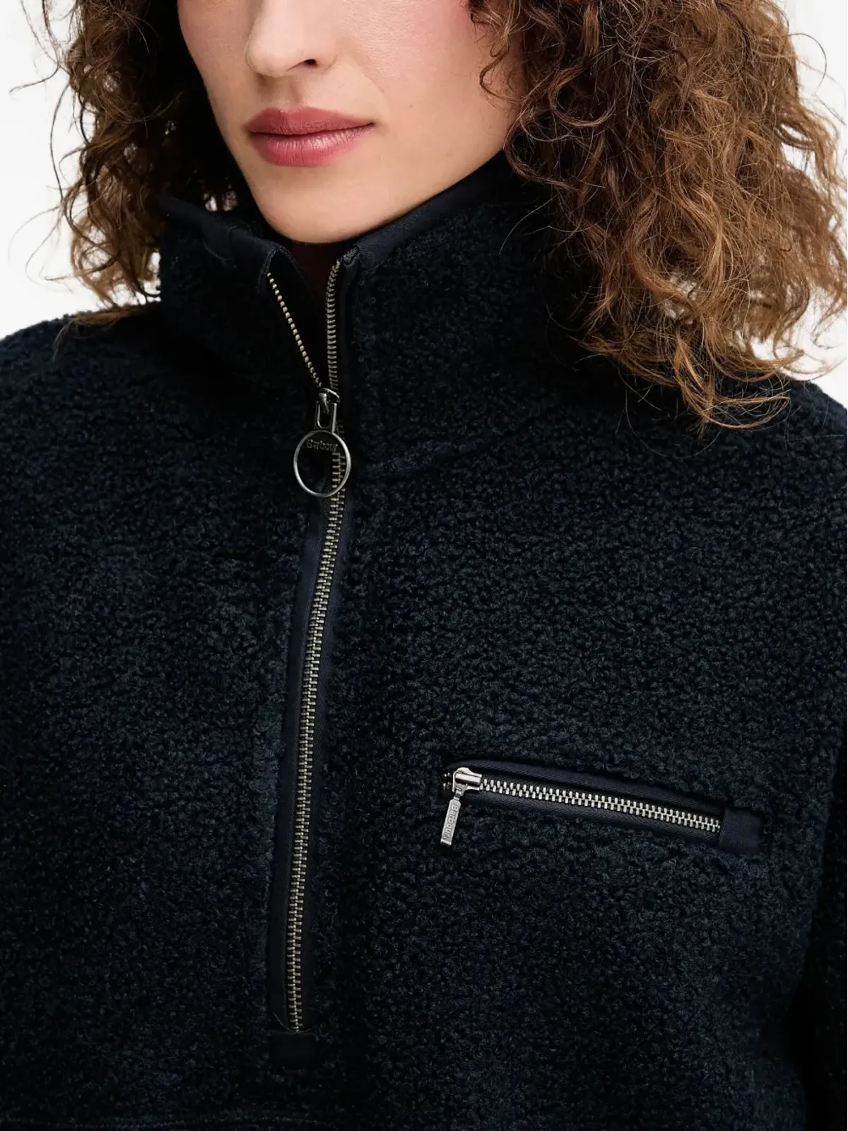 Barbour ジップポケットトップ（ブルー） - 画像4