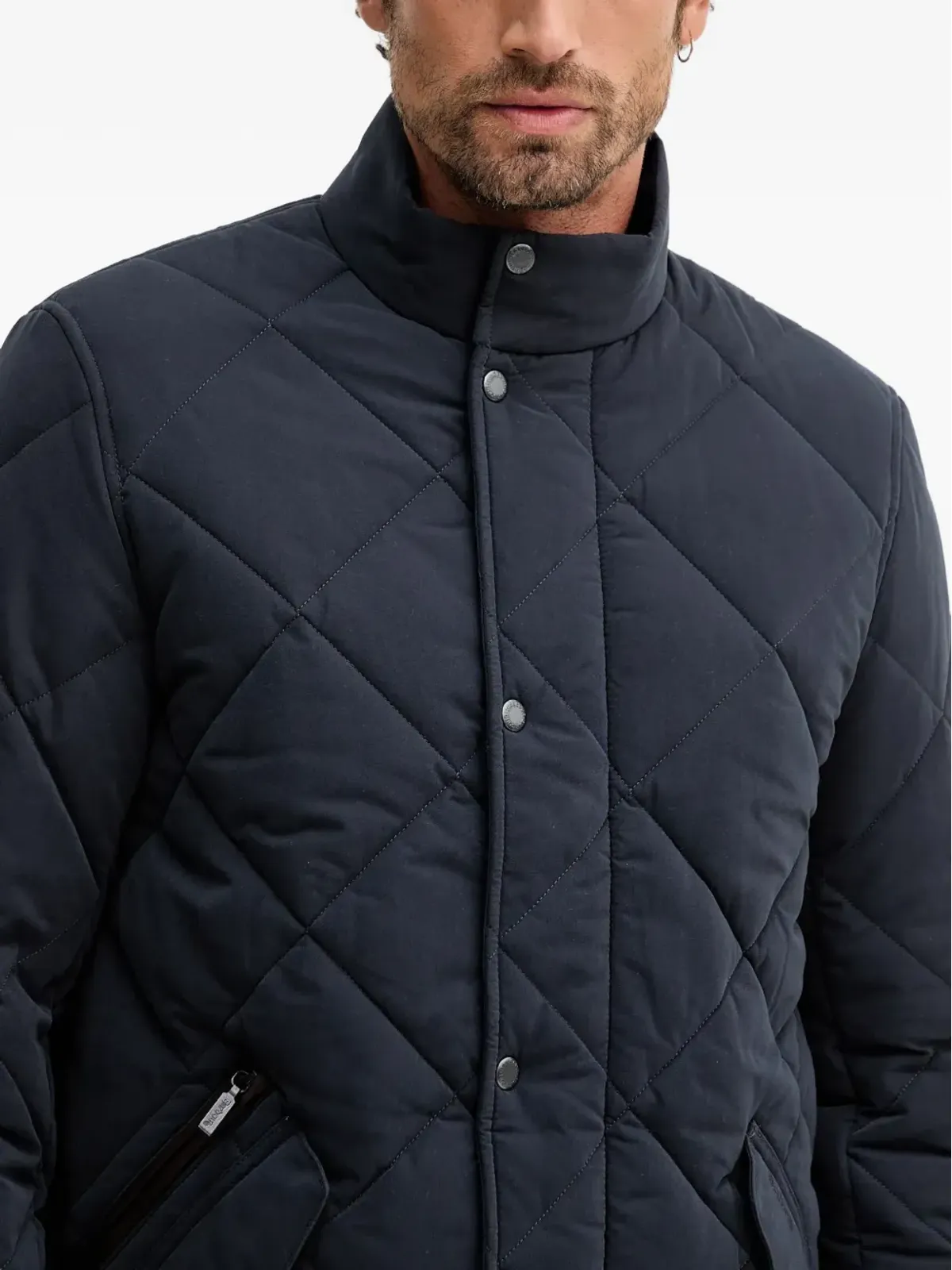 Barbour キルテッドジップジャケット - 画像3