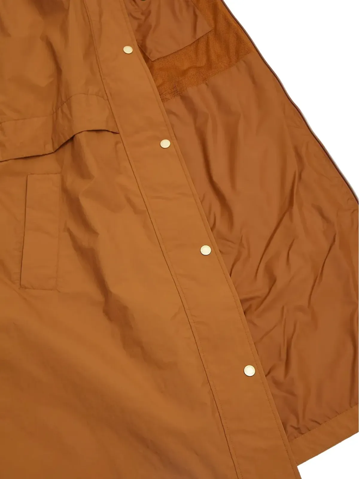 Barbour フード付きボタン留めパーカ - 画像5