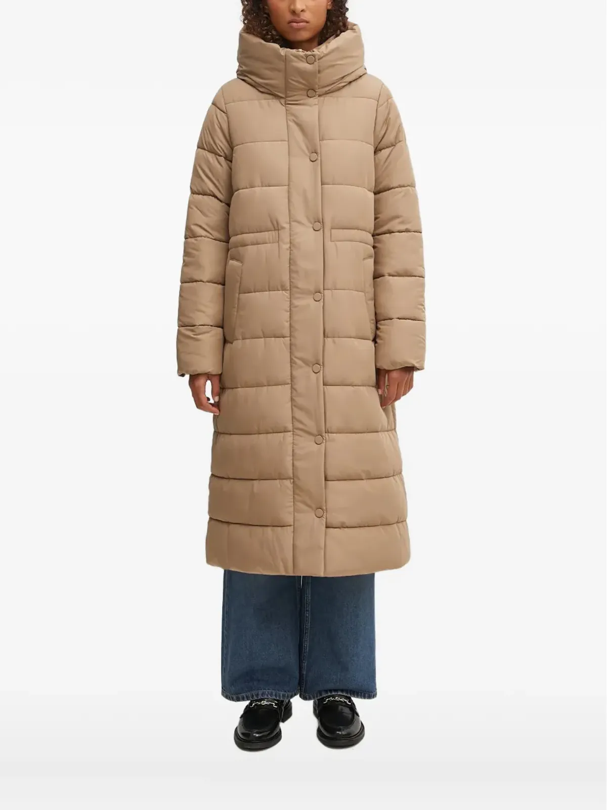 Barbour ボタン留め式の中綿入りコート - 画像1