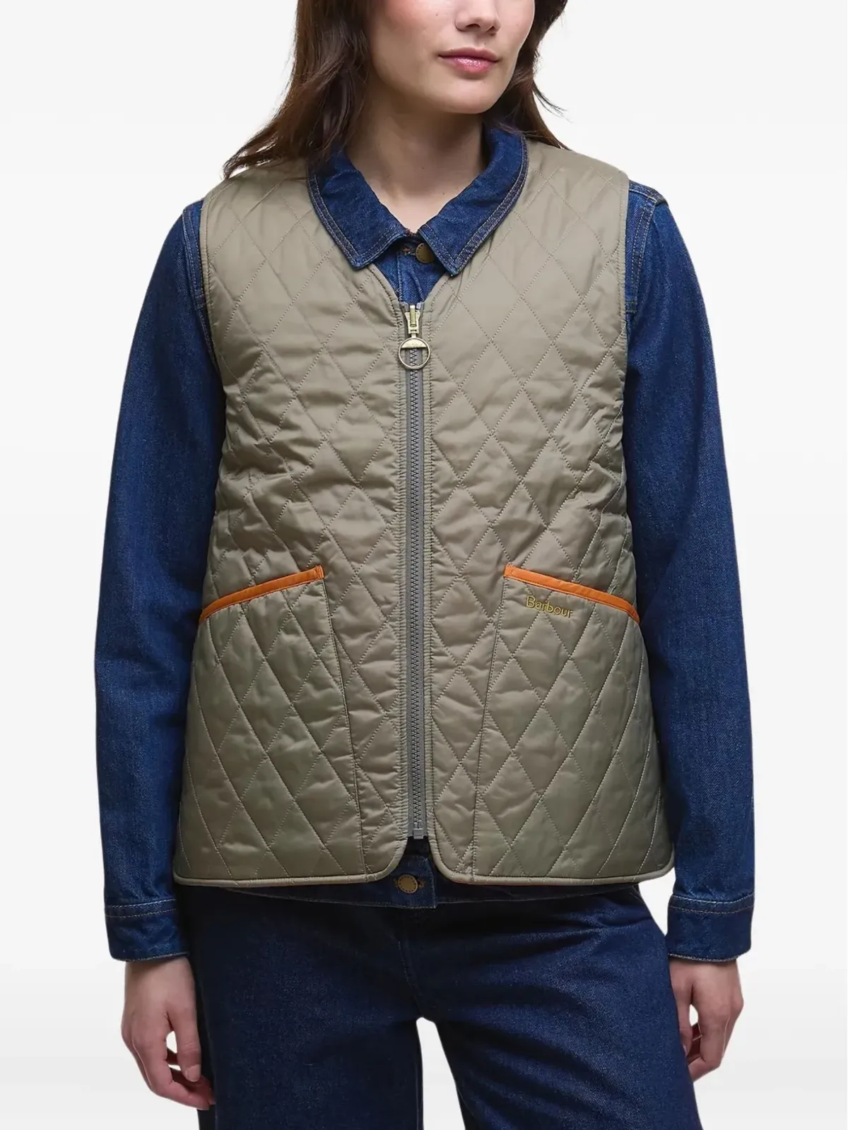 Barbour キルティングベスト - 画像1