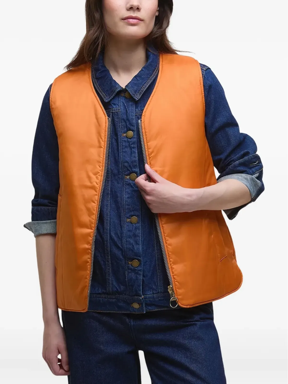 Barbour キルティングベスト - 画像3