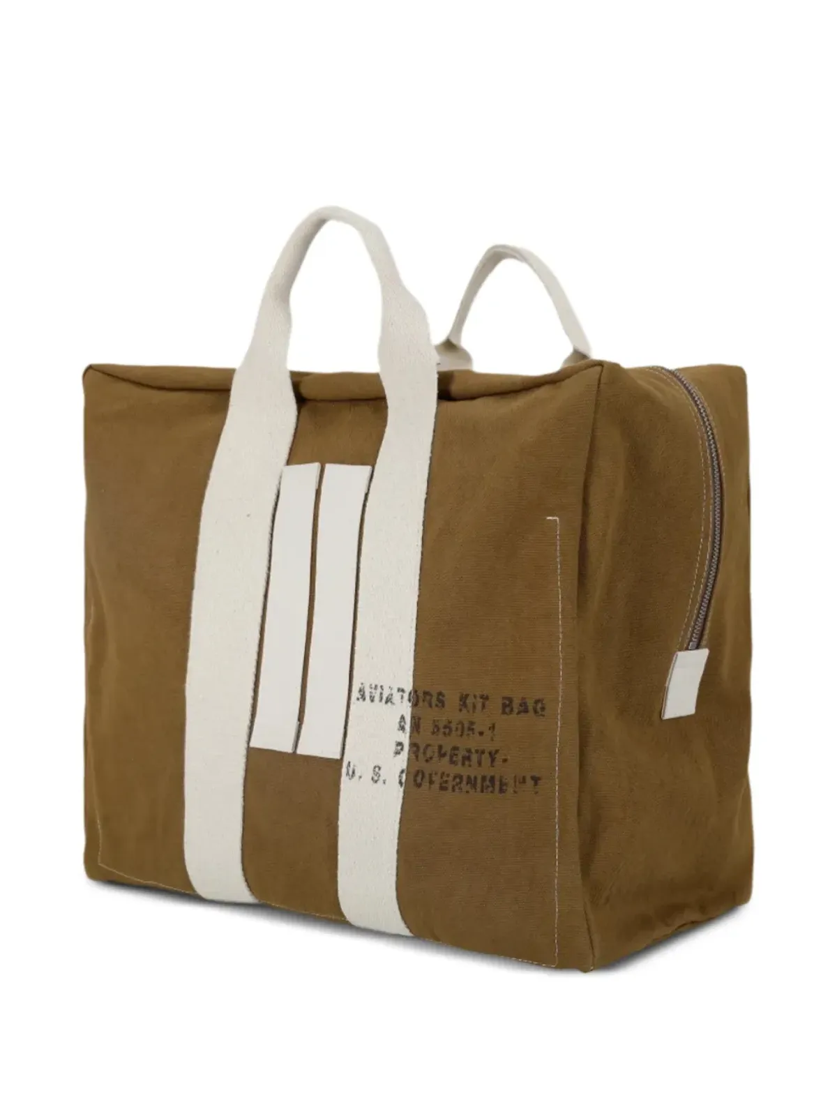 Fortela Aviatorbag コットントートバッグ - Brown - 画像2