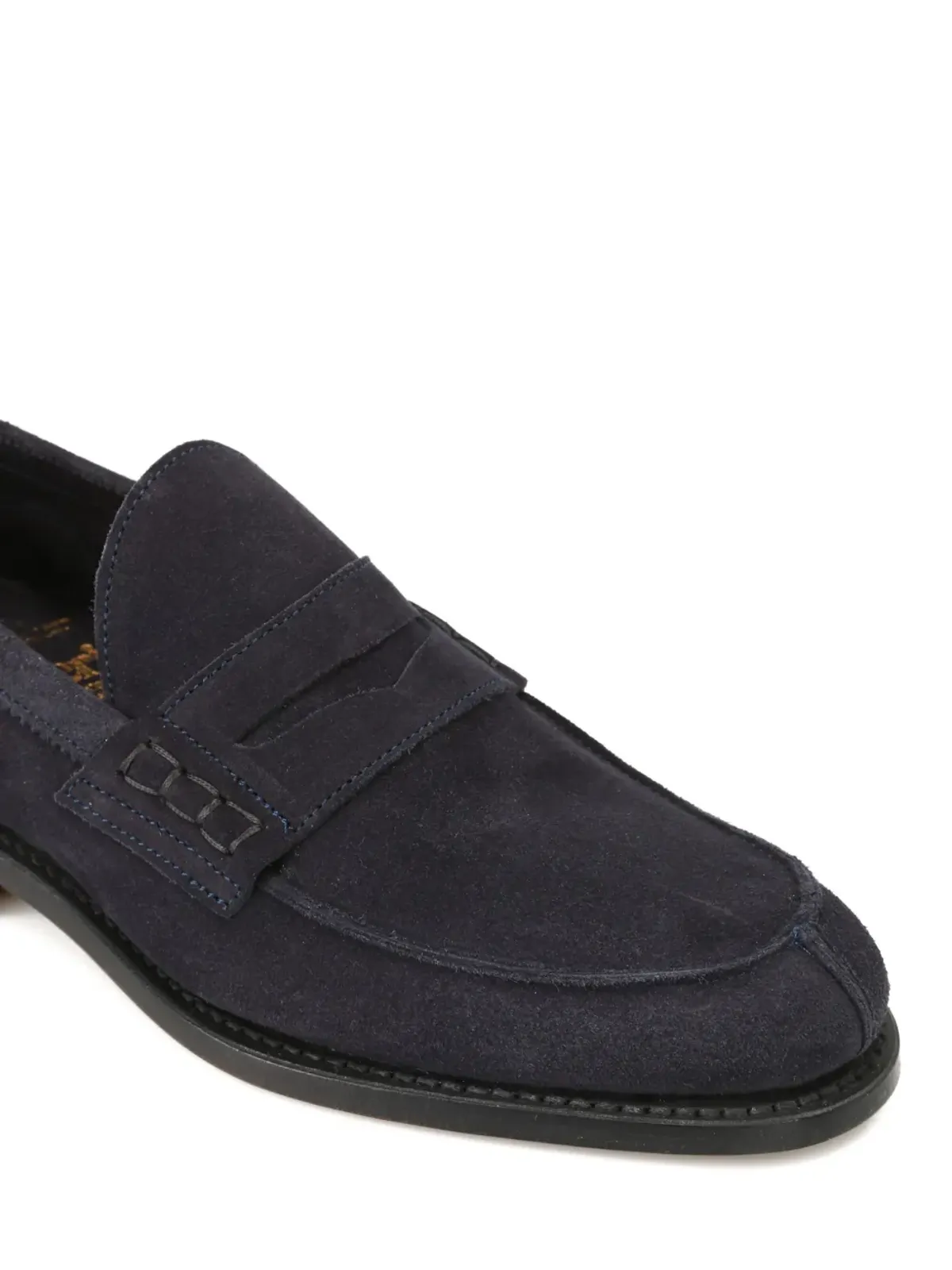 Tricker's ペニー・スロット・スエード ローファー - 画像4