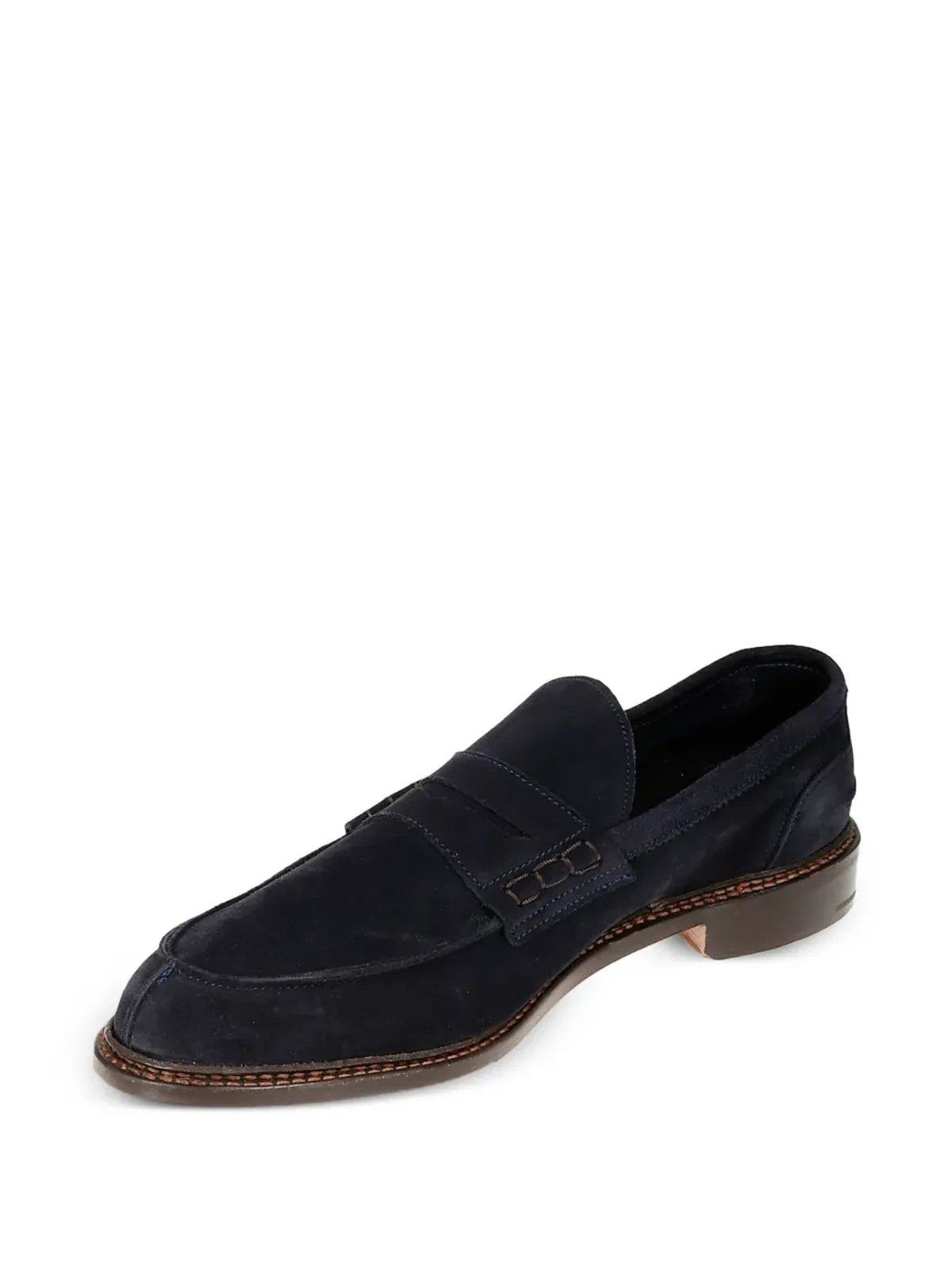 Tricker's アダム ペニー スエード ローファー - 画像3