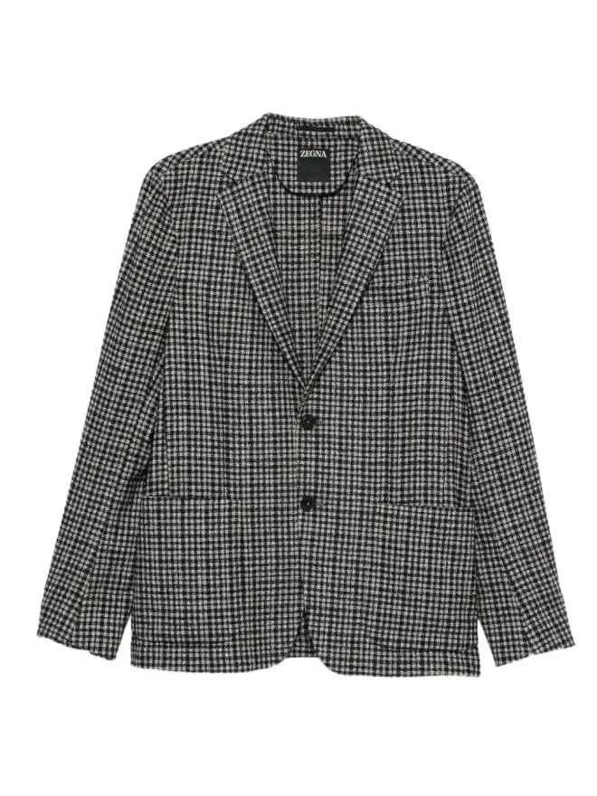 ZEGNA Zegna チェック柄2ポケットブレザーの商品画像