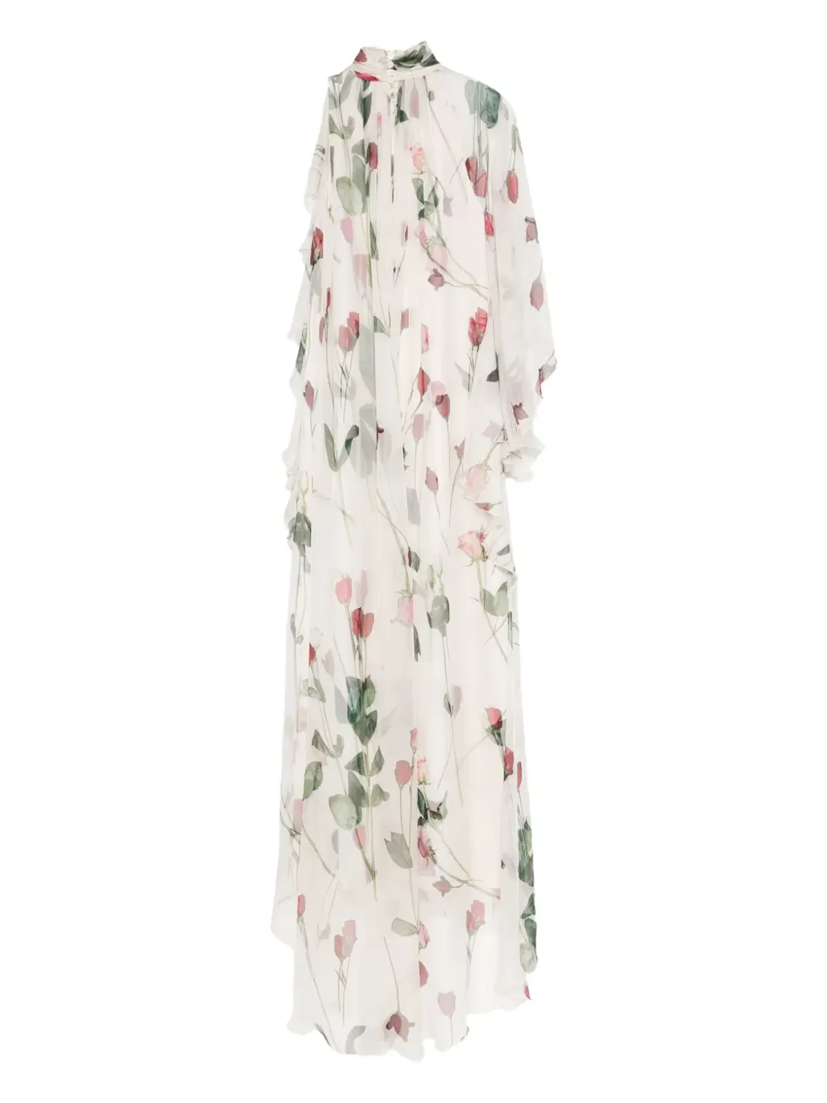 Antonio Marras 花柄プリントのフリル付きマキシドレス - 画像2
