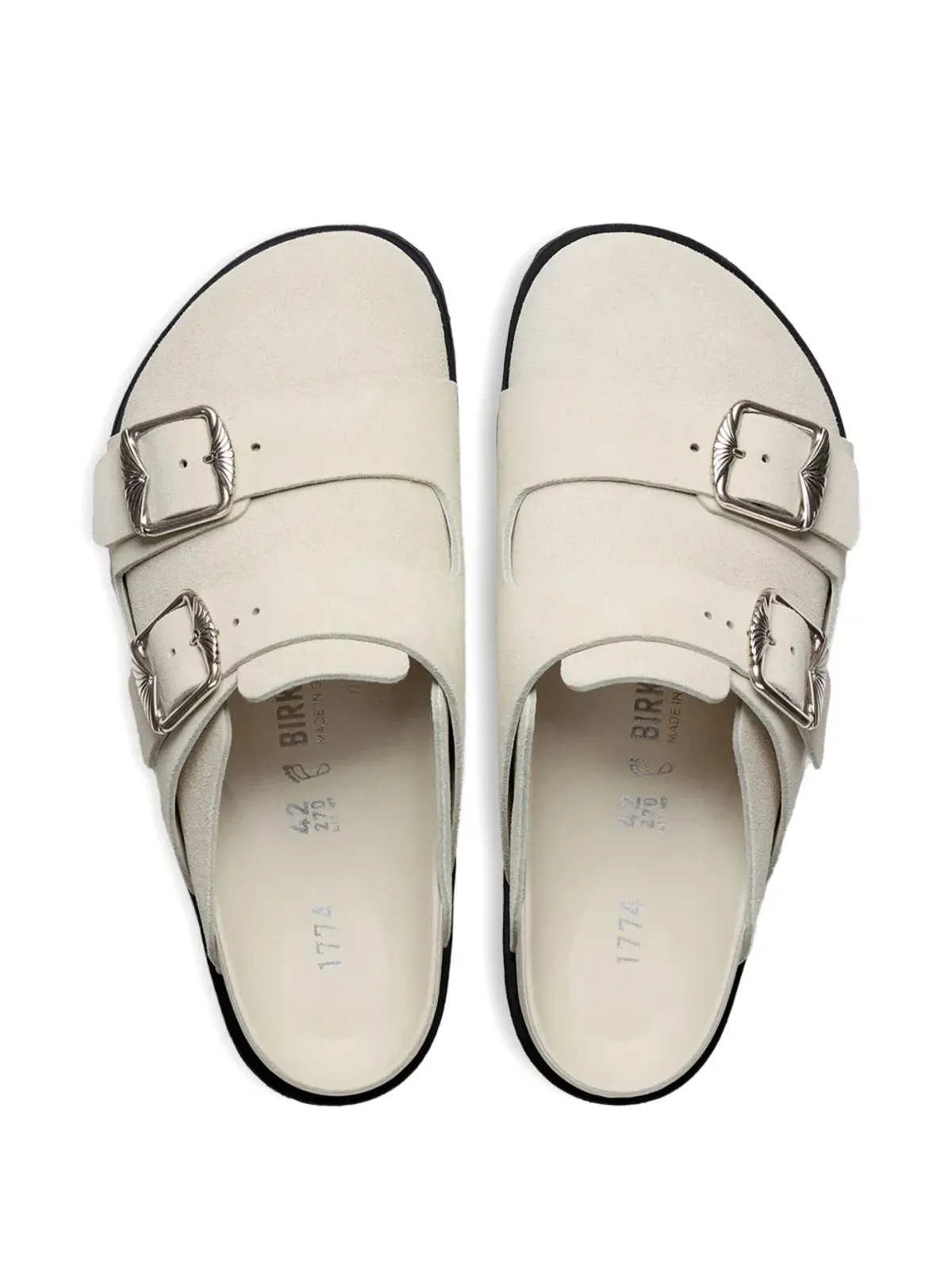 BIRKENSTOCK 1774 ダブルストラップ クローズドトゥ サンダル - 画像2