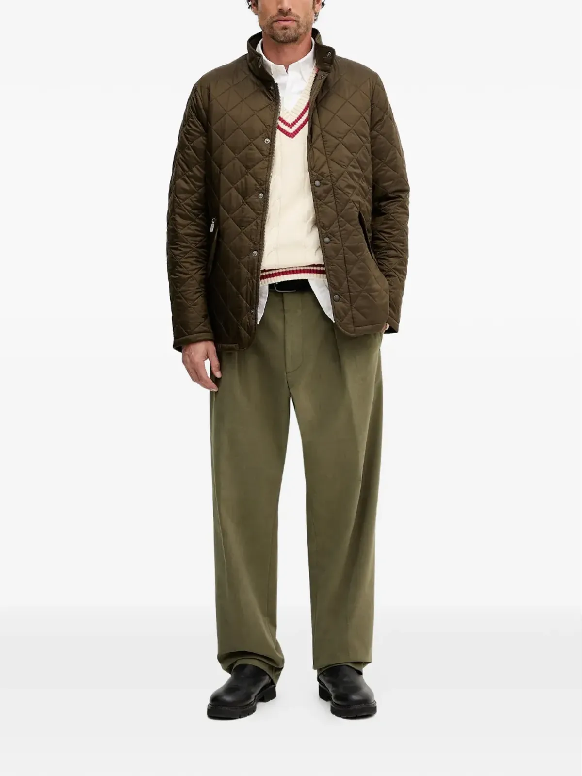 Barbour フライウェイト チェルシー キルトジャケット - 画像2