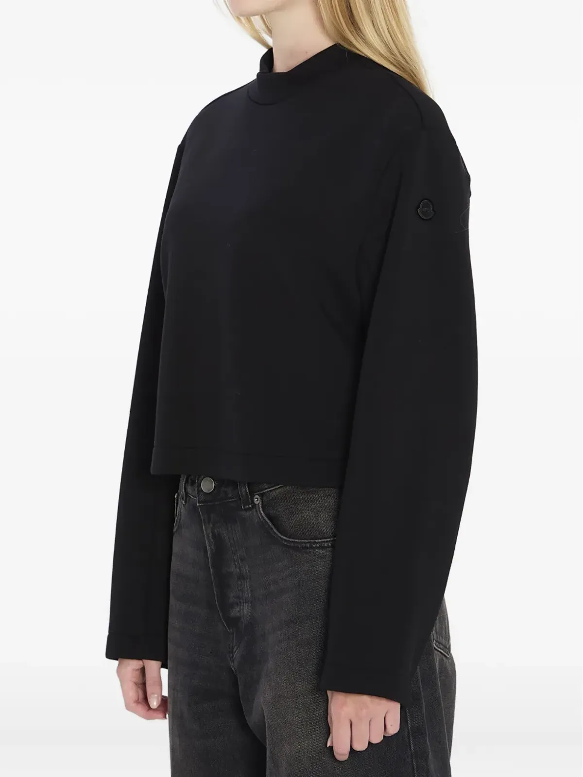 Moncler x EE72 by Edward Enninful ロゴパッチ長袖スウェット - 画像2