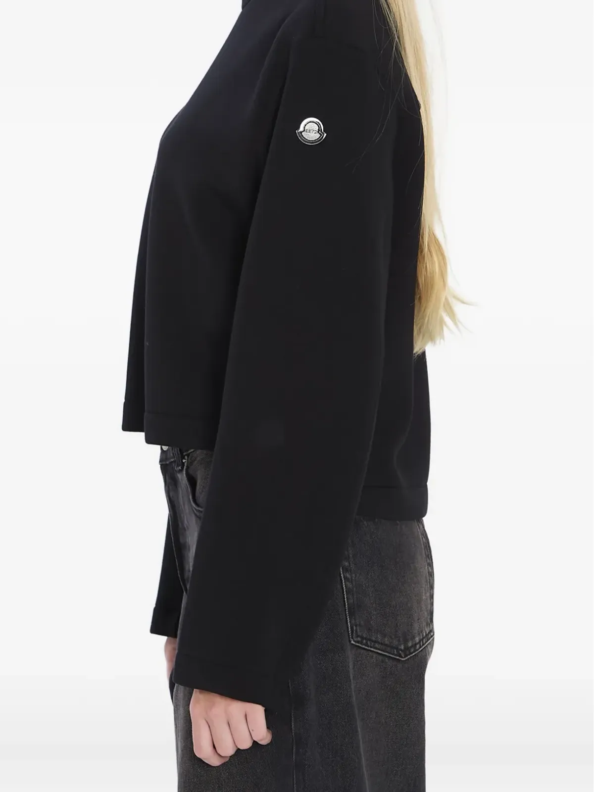 Moncler x EE72 by Edward Enninful ロゴパッチ長袖スウェット - 画像3