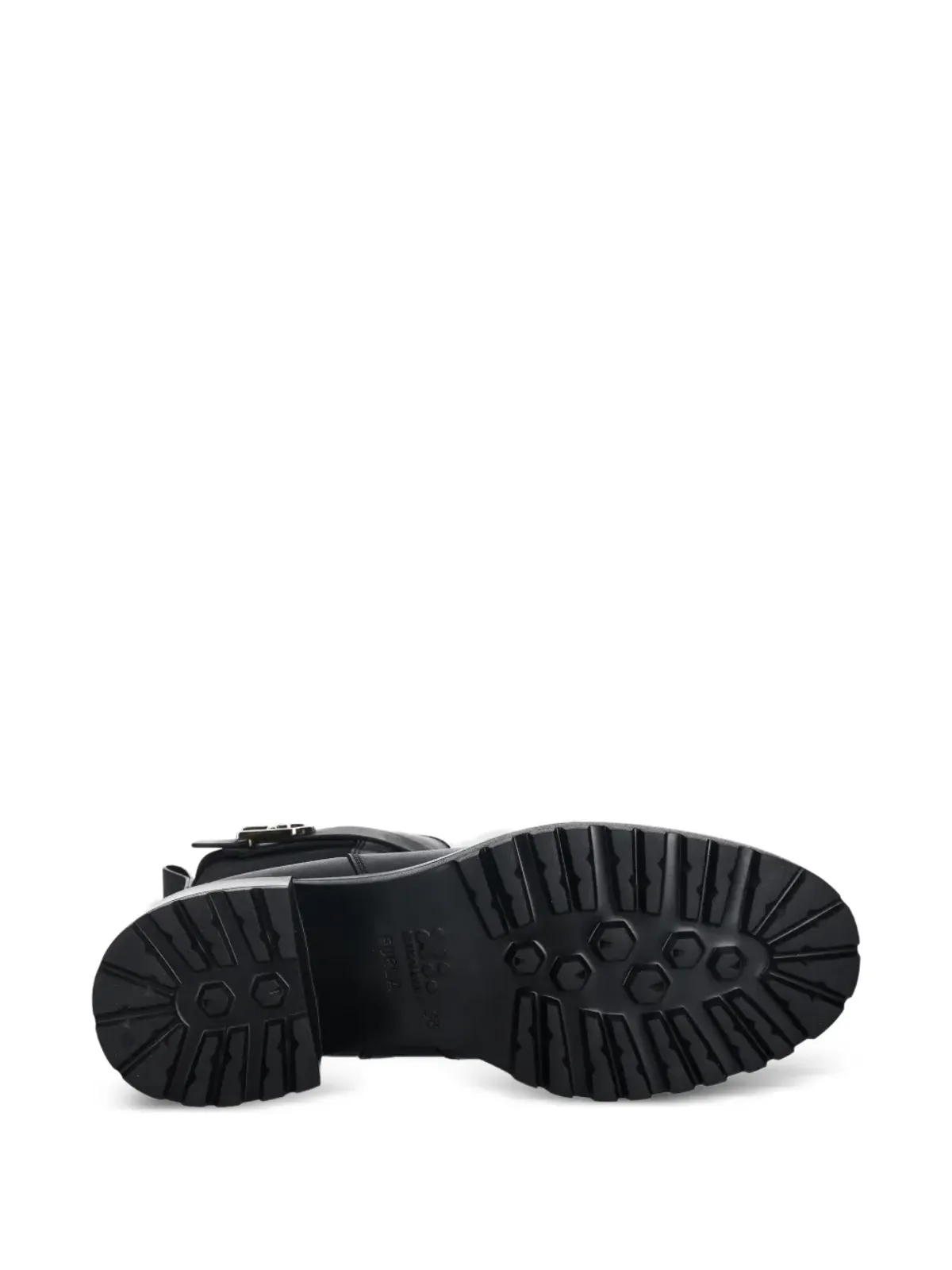 Furla バックルストラップブーツ ブラック - 画像4