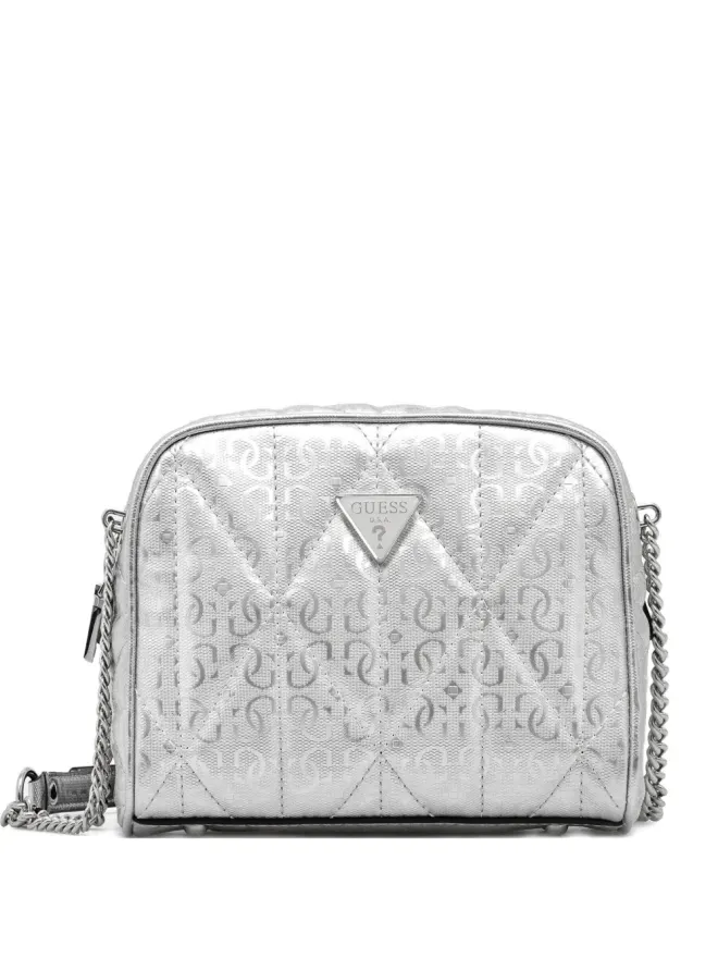GUESS USA GUESS USA Aldina 4G キルテッド チェーンストラップ ミニバッグ - グレーの商品画像