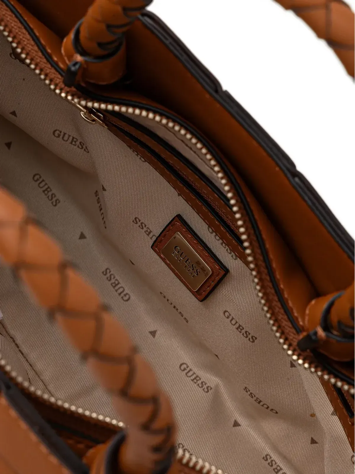 GUESS USA 編み込みデザインのクロスボディバッグ - 画像4