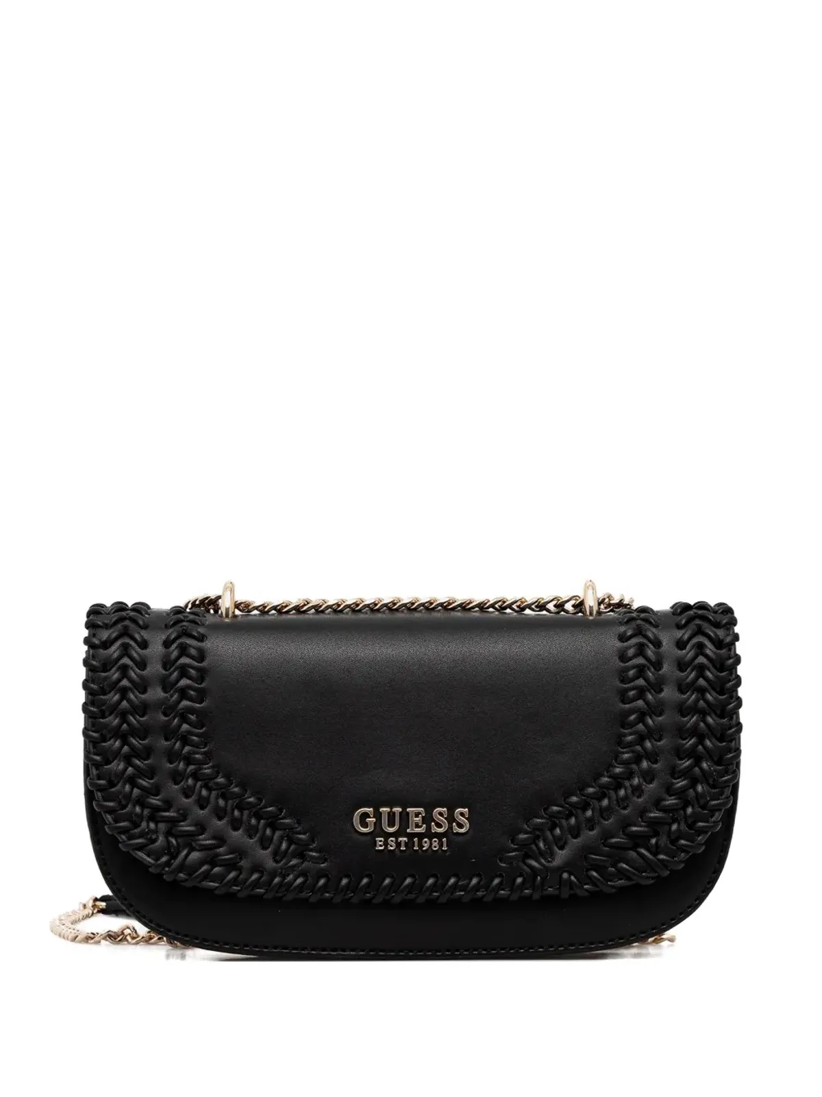 GUESS USA 編み込みチェーンディテール クロスボディバッグ - 画像1