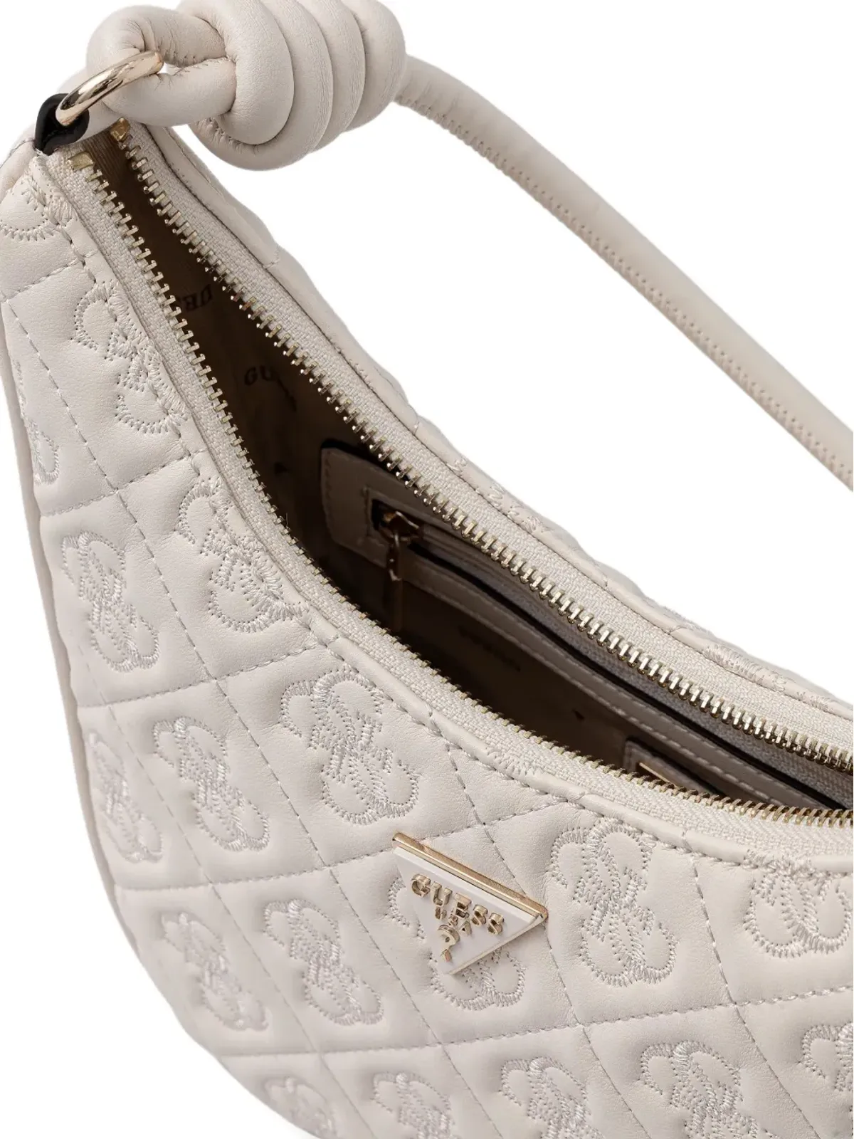 GUESS USA アデラシア 4G キルテッド ノットハンドル ショルダーバッグ - 画像5