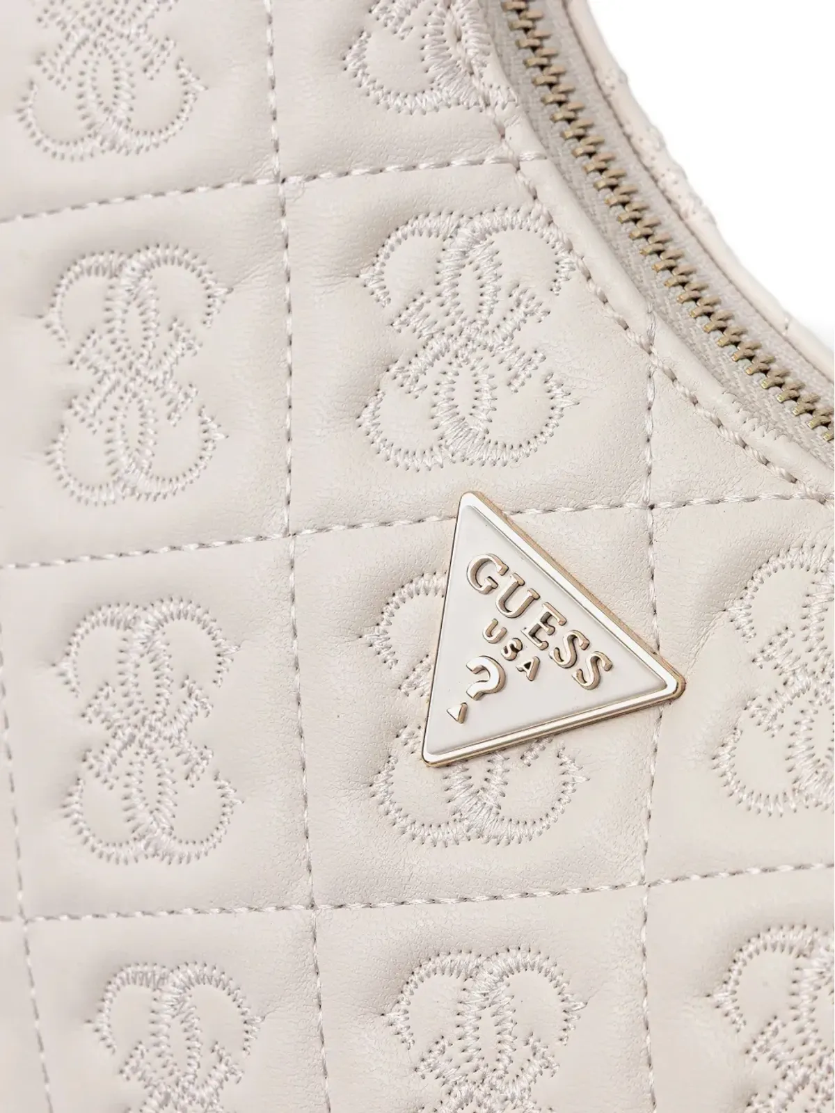 GUESS USA アデラシア 4G キルテッド ノットハンドル ショルダーバッグ - 画像4