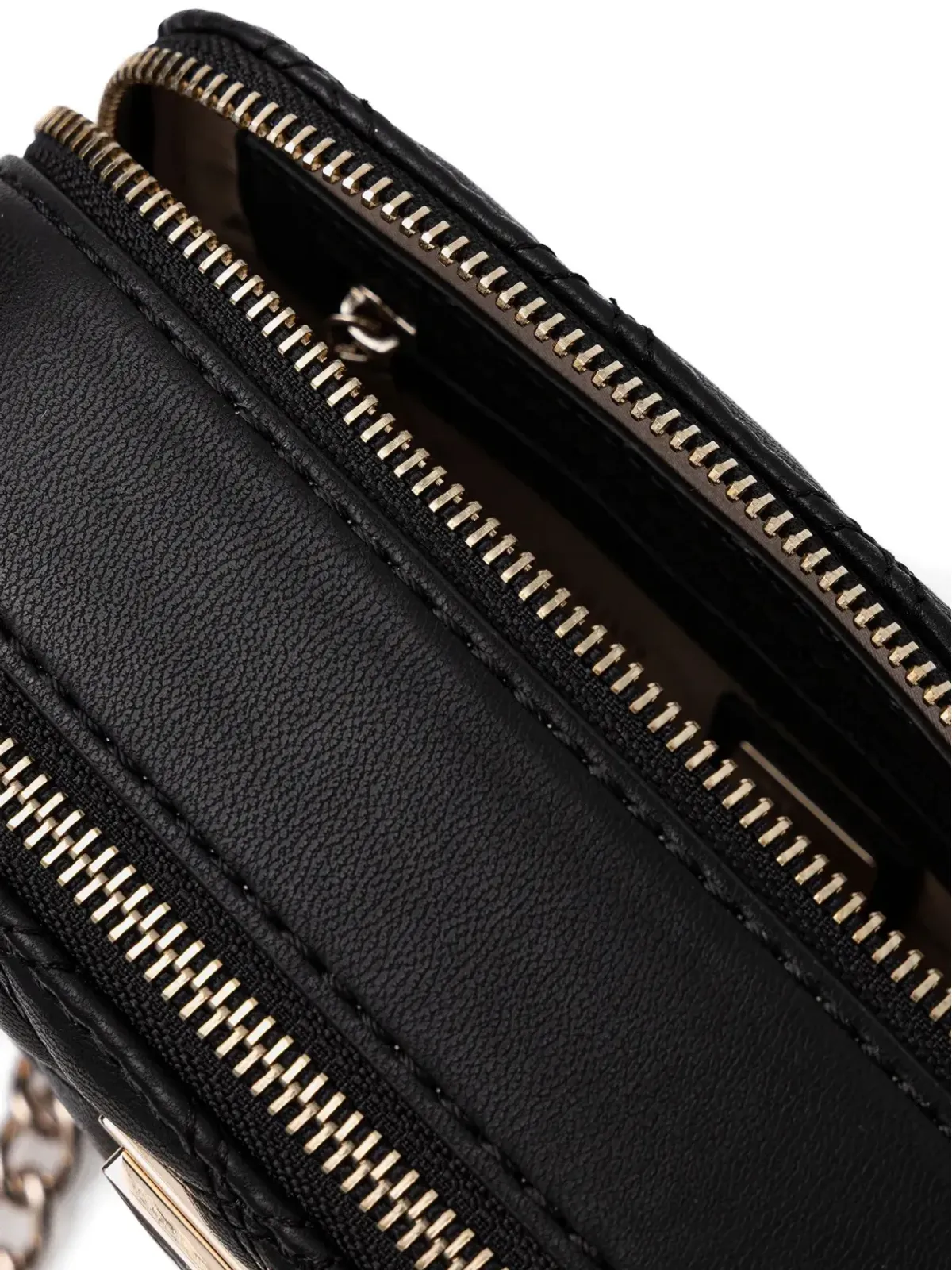 GUESS USA quilted-design chain-strap crossbody bag - Black - 画像5
