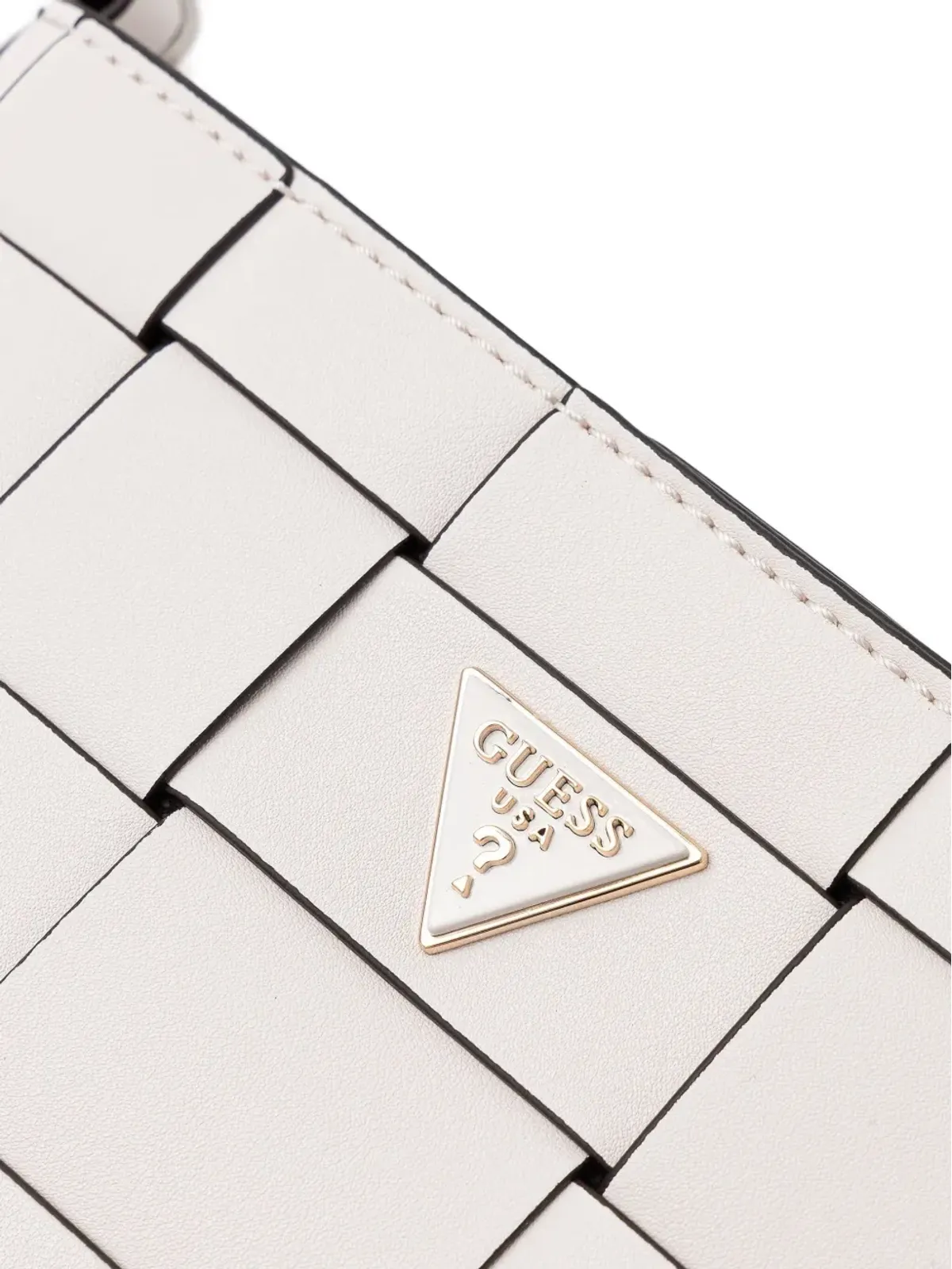 GUESS USA 織り込みトップハンドル トートバッグ - 画像4