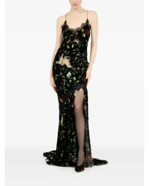 Roberto Cavalli 花柄プリントのガウン - サムネイル2