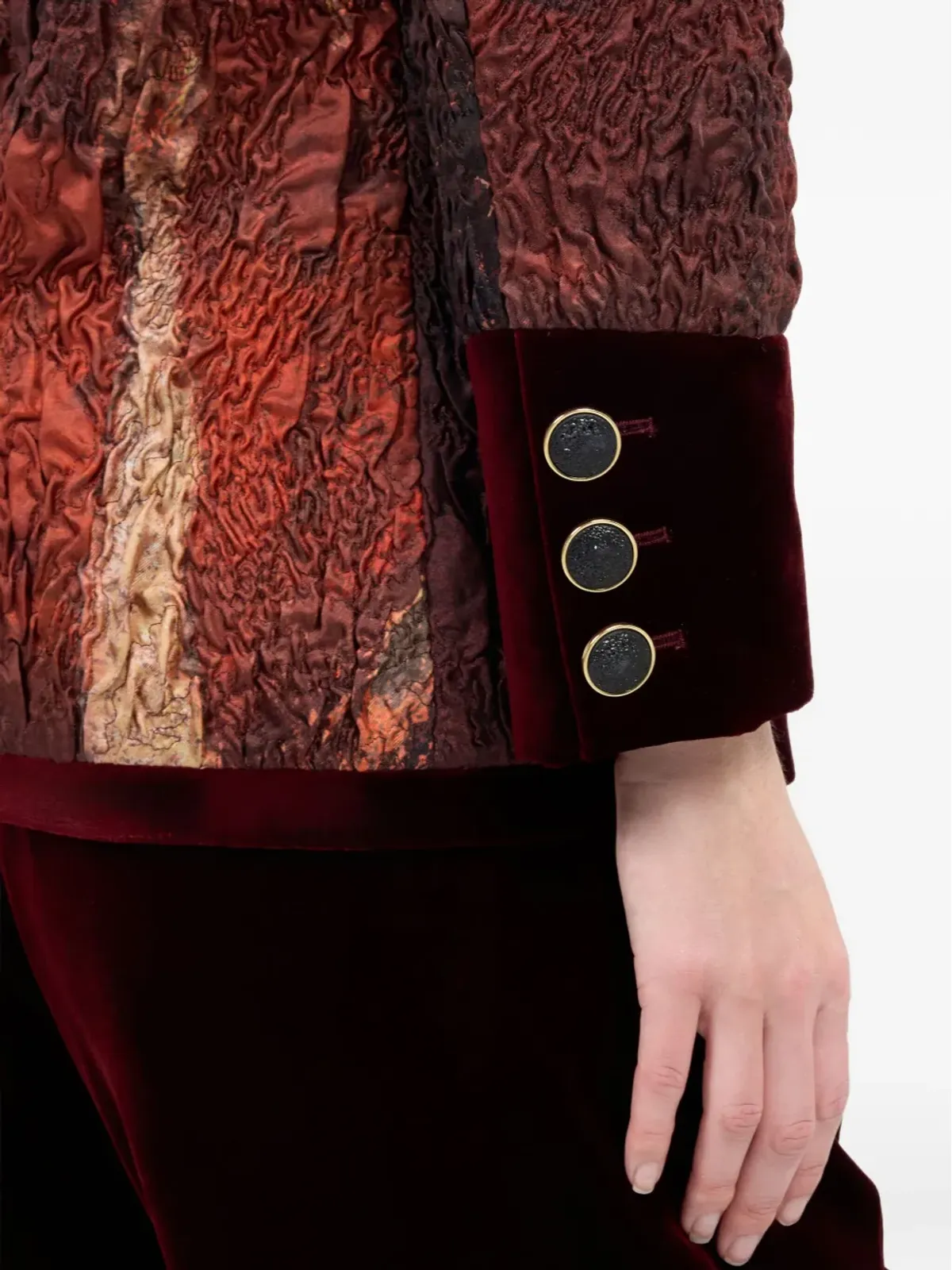Roberto Cavalli シルクフィットジャケット - 画像5