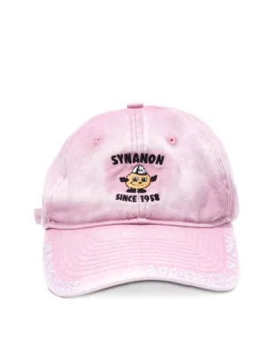 Paly 洗い加工ベースボールキャップ - Pink - サムネイル1