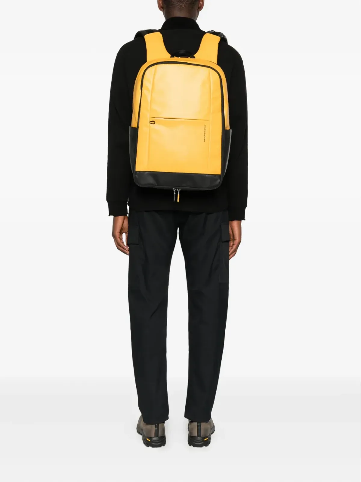 Mandarina Duck Eco Coated travel backpack - Yellow - 画像2